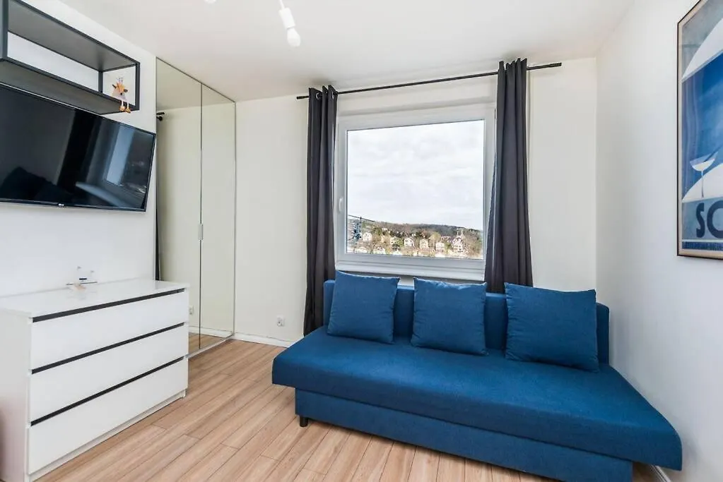 Piekne Mieszkanie Z Widokiem Na Zatoke Gdanska-Sopot Kamienny Potok Apartment