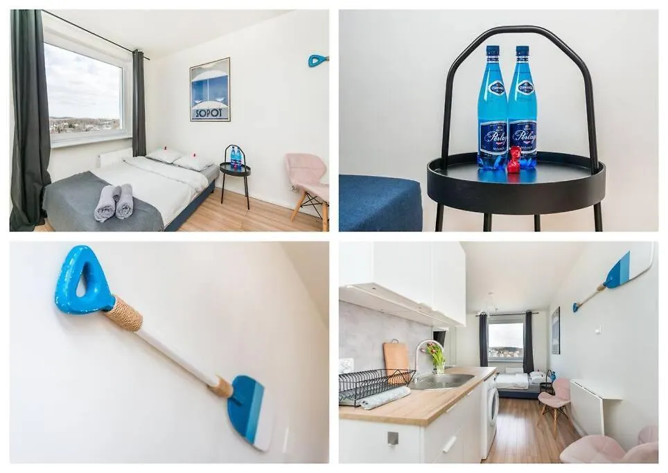 Piekne Mieszkanie Z Widokiem Na Zatoke Gdanska-Sopot Kamienny Potok Apartment
