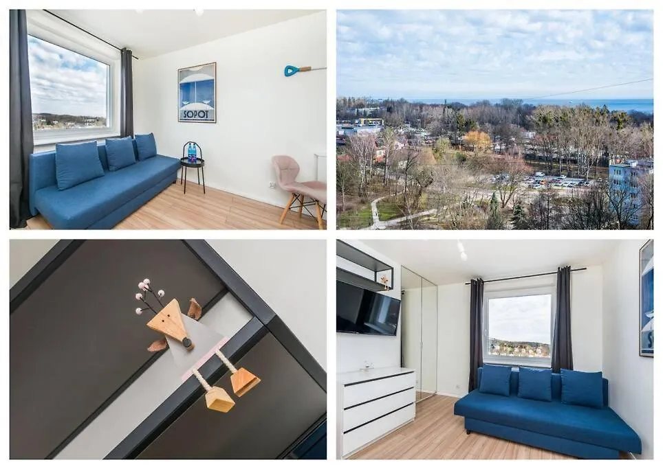 Piekne Mieszkanie Z Widokiem Na Zatoke Gdanska-Sopot Kamienny Potok Apartment Poland